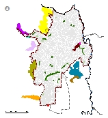 Mapa 17. Ecoparques, parques y zonas verdes de la estructura ecológica principal