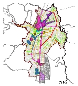 Mapa 40. Centralidades y corredores de actividad