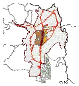 Mapa 41. Áreas con soporte urbano para redensificación
